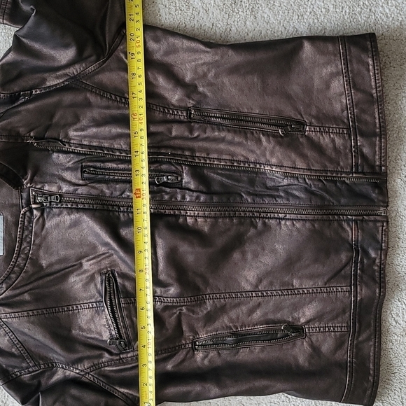 Levis Faux Leather Jacket Size Medium - Picture 14 of 15